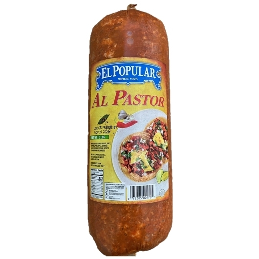 El Popular Al Pastor Chub, 5 Pound -- 2 per case