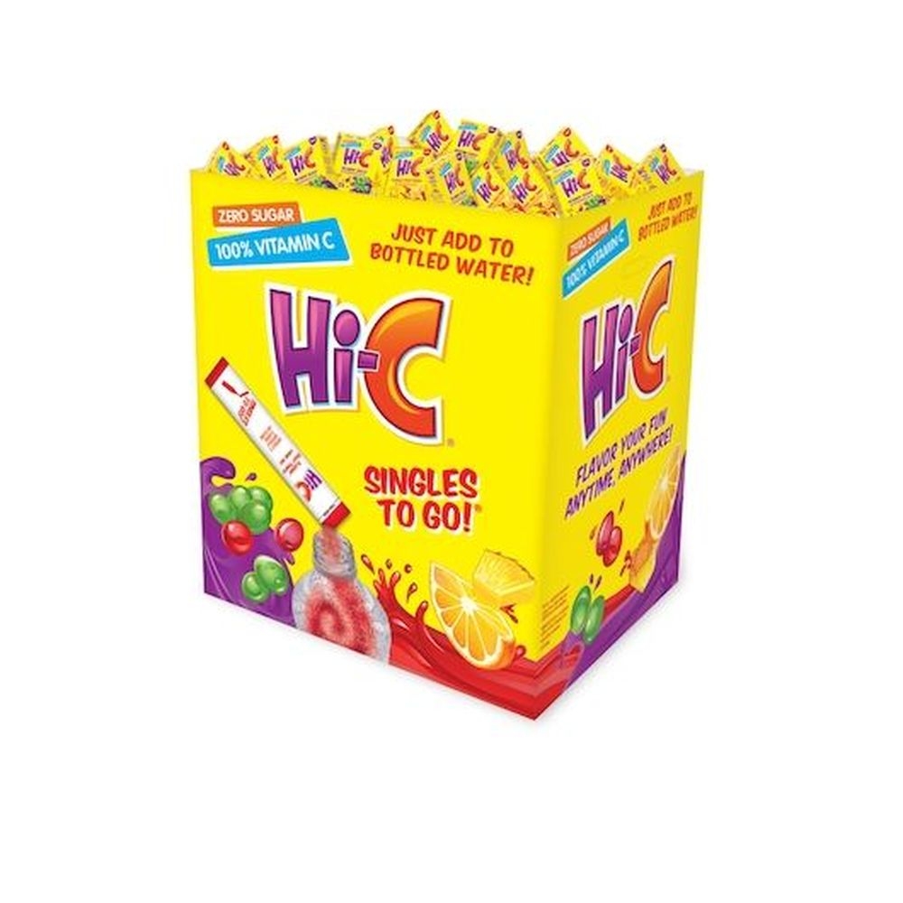 Hi-C Low Calorie Drink Mix - Singles To Go Drop Bin, 120 count