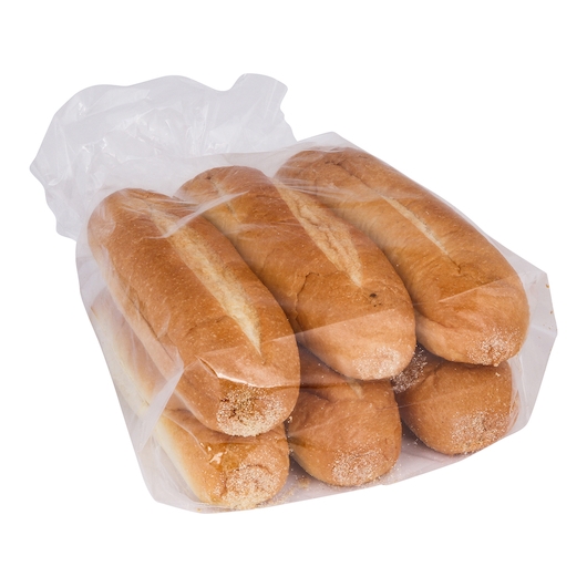 Amorosos 7 inch Sliced Bread Roll, 6 count -- 10 per case