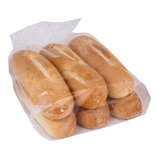 Amorosos 8 inch Unsliced Bread Roll, 6 count -- 10 per case