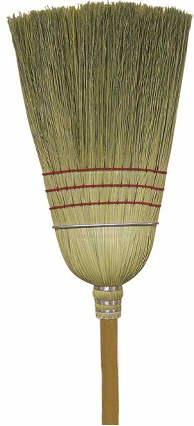 O-Cedar Warehouse Corn Broom -- 6 per case.