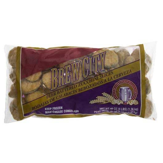 Brew City Beer Battered Zucchini Slice, 3 Pound -- 8 per case