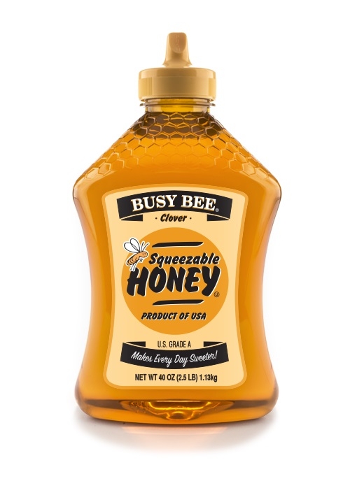 Golden Heritage Foods Busy Bee Clover Honey, 40 Ounce -- 6 per case.