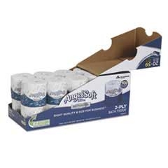Angel Soft Double-Roll Bathroom Tissue, 2-Ply, 400 Sheets/Roll, White, 20/Carton