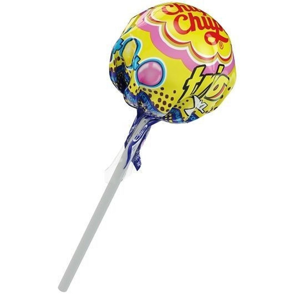 Chupa Chups 4 Fruity Flavors Xxl Trio 3-in-1 Lollipops - Display, 1.02 Ounce -- 384 per case