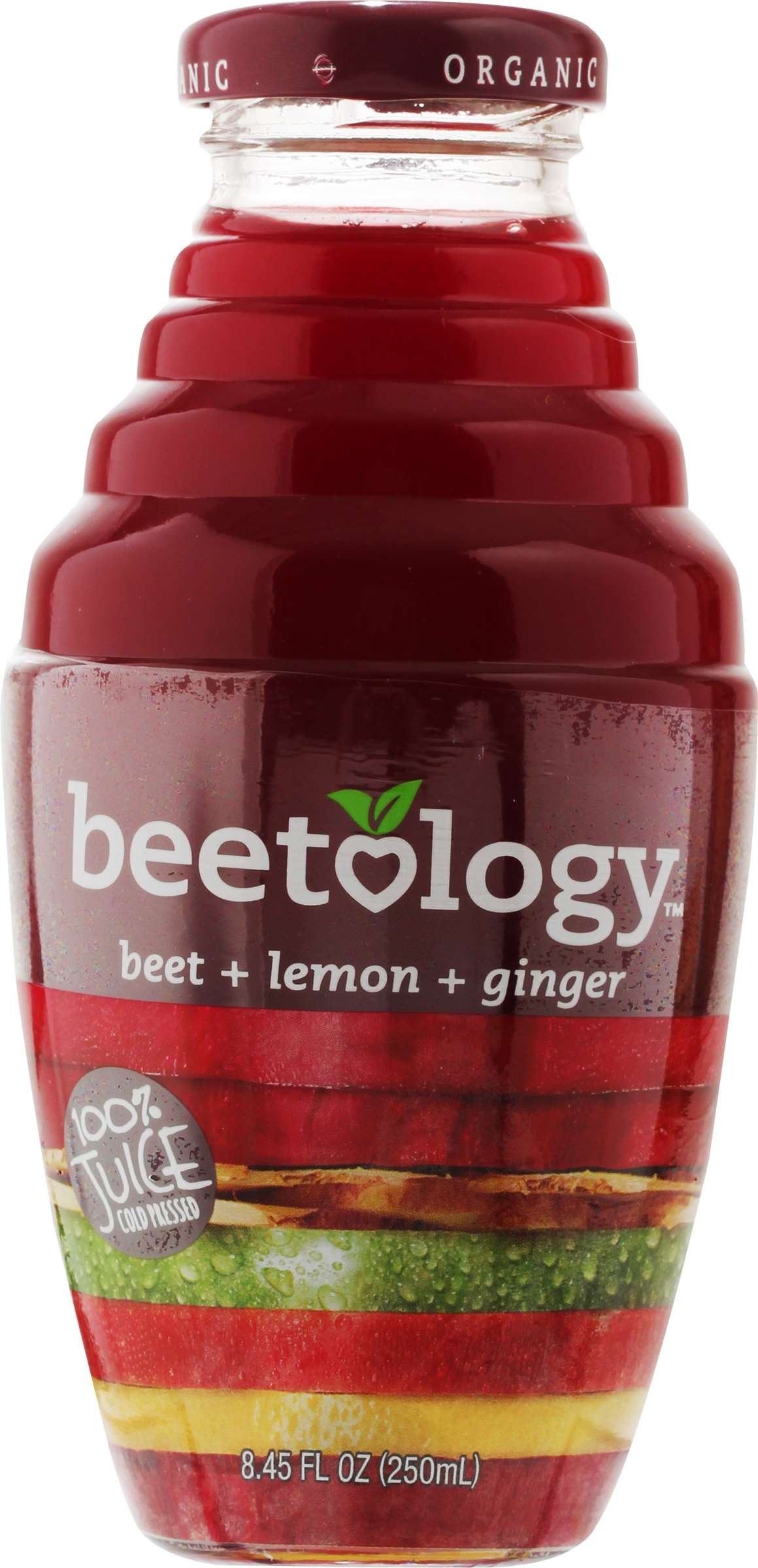 Beetology Beet Lemon and Ginger Juice, 8.45 Ounce -- 6 per case