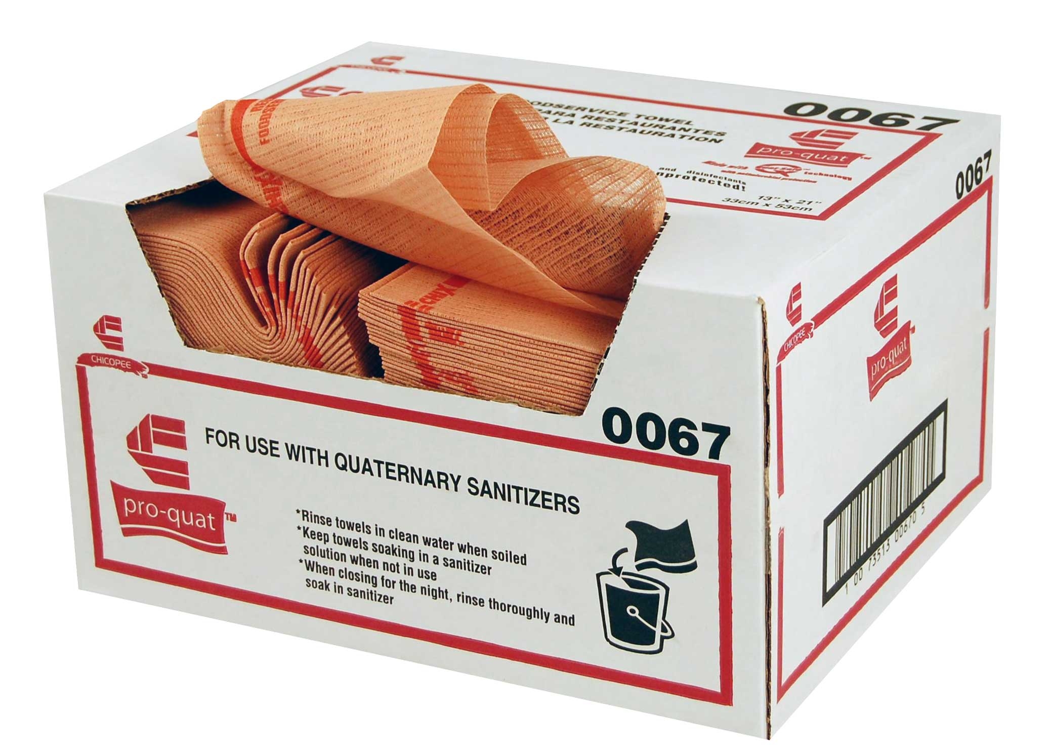 Chicopee Chix Pro-Quat - Medium Towel, 13 Inch x 21 Inch -- 150 sheets per case