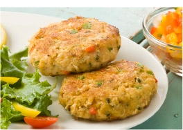 Handy Seafood Crab House Seafood Cake, 3 Ounce -- 48 per case.