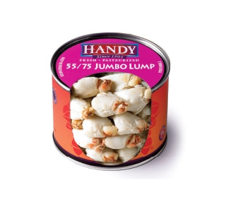 Handy Pelagicus Jumbo Lump Pasteurized Crab Meat, 1 Pound -- 6 per case.