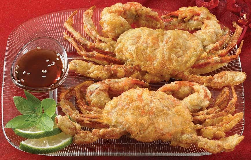 Handy Soft Shell Tempura Battered Wild Caught Jumbo Crab -- 36 per case.