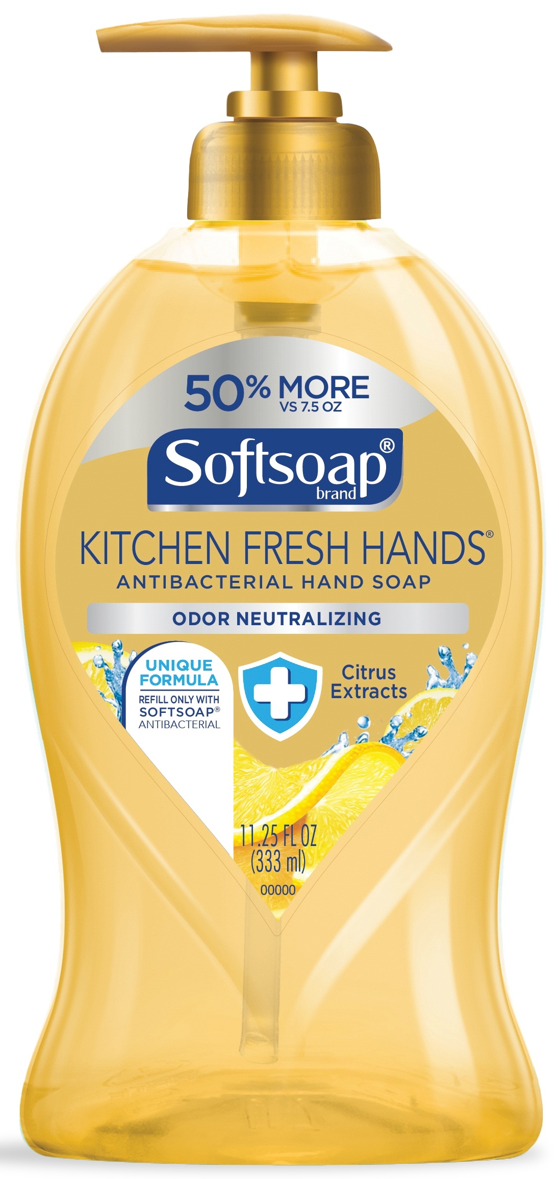 Soft Soap Kitchen Fresh Hands Antibacterial Liquid Hand Soap, 11.25 Ounce -- 6 per case.