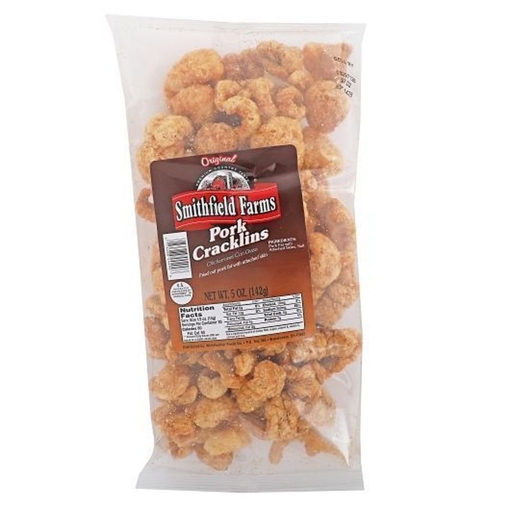 Smithfield Farms Plain Tender Cracklins, 5 Ounce -- 12 per case