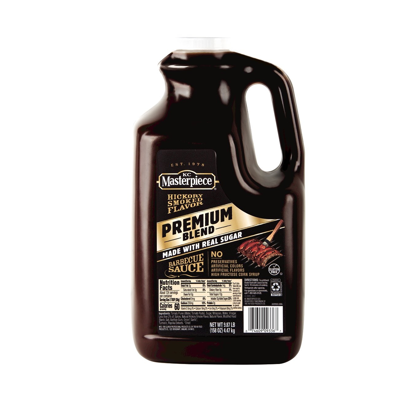 Kc Masterpiece Premium Blend Barbecue Sauce, 158 Ounce -- 4 per case.