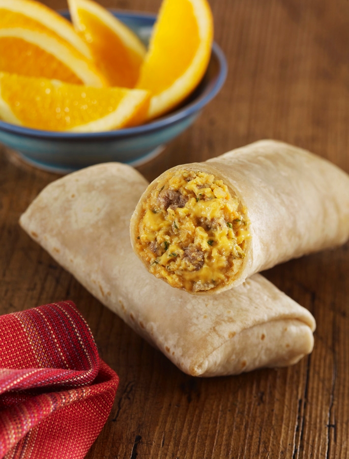 Fernandos Potato Egg and Cheese Turkey Sausage Breakfast Burrito, 3.50 Ounce -- 96 per case.