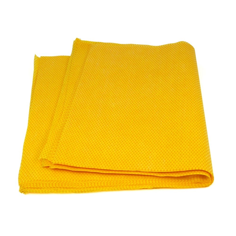 TaskBrand Heavy Duty Flat Yellow Orange DS H Mineral Oil Treated Duster, 24 x 24 inch -- 100 per case.