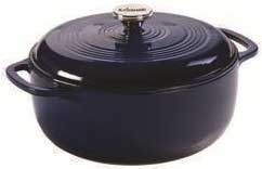 Lodge Enameled Oven Cast Iron Dutch Oven, 6 Quart
