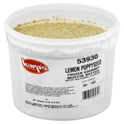 Baker and Baker Karps Scoop N Bake Lemon Poppy Muffin Batter, 9 Pound -- 2 pails.