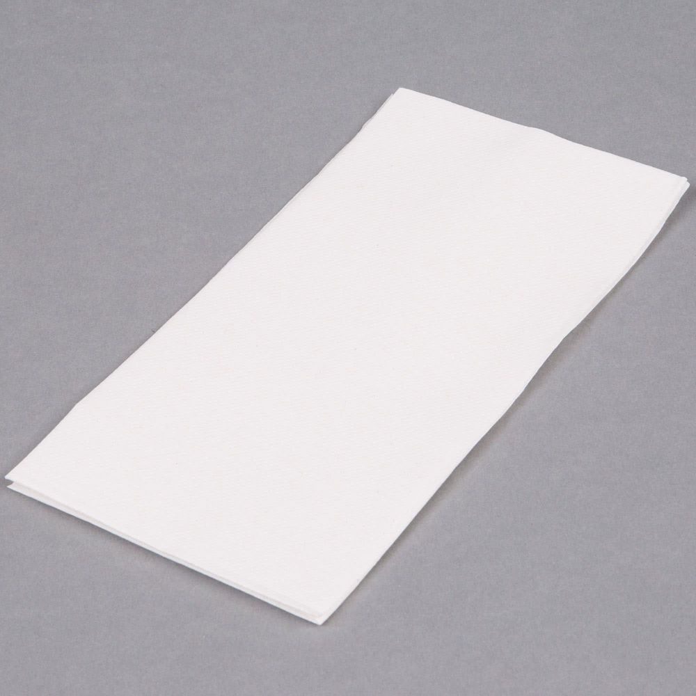 FashnPoint White Ultra Ply 1/6 Fold Guest Towel, 11.5 x 15.5 inch -- 600 per case