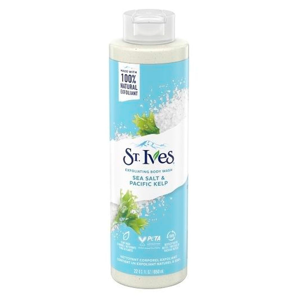 St Ives Sea Salt Pacific Kelp Body Wash, 650 Milliliter -- 4 per case
