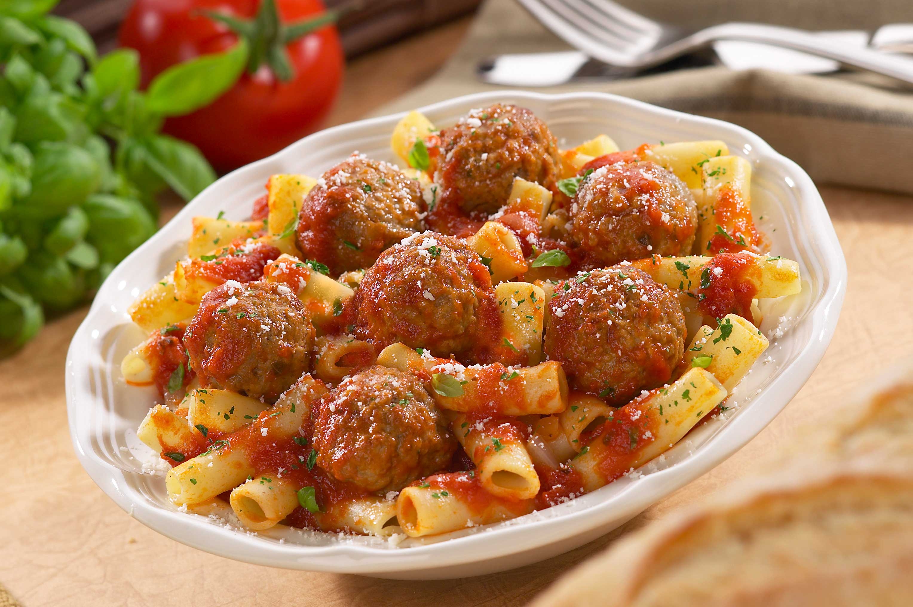 Rosina Food Bella Pork and Beef Meatball, 0.5 Ounce -- 2 per case.