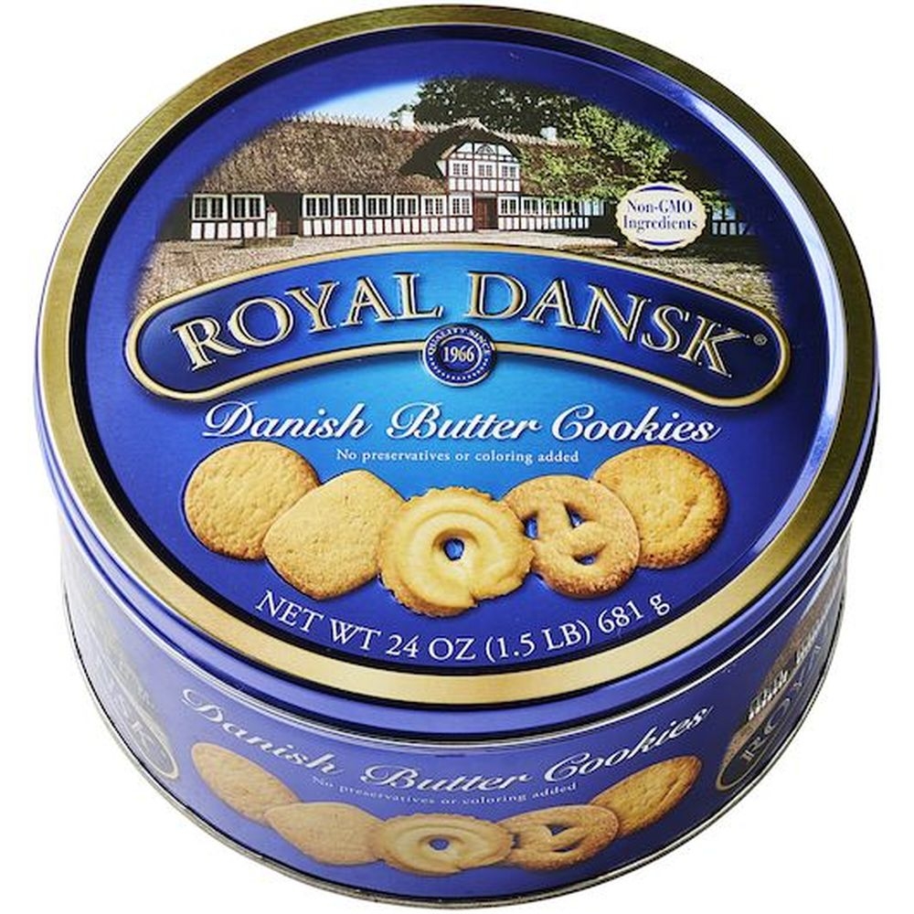 Royal Dansk Danish Butter Cookie, 24 Ounce -- 6 per case