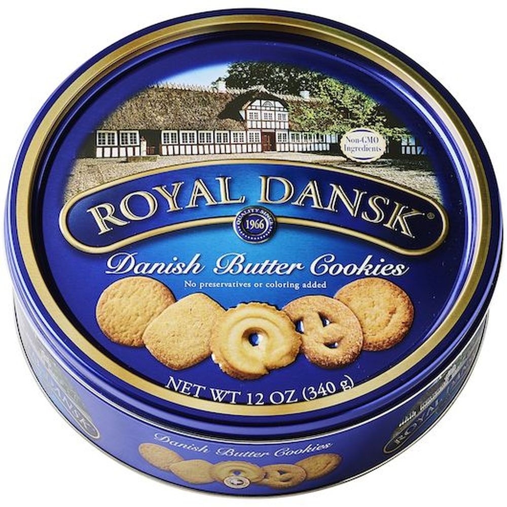 Royal Dansk Danish Butter Cookie, 12 Ounce -- 12 per case