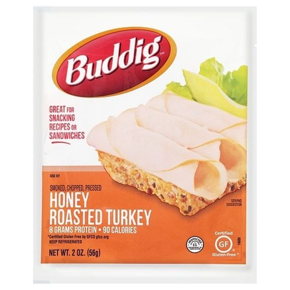 Carl Buddig Original Honey Roast Turkey, 2 Ounce -- 24 per case
