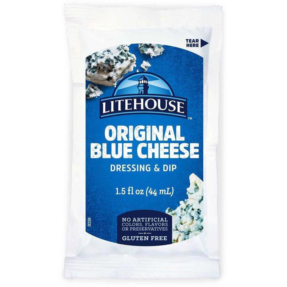 Litehouse Original Blue Cheese Dressing, 1.5 Fluid Ounce -- 60 per case