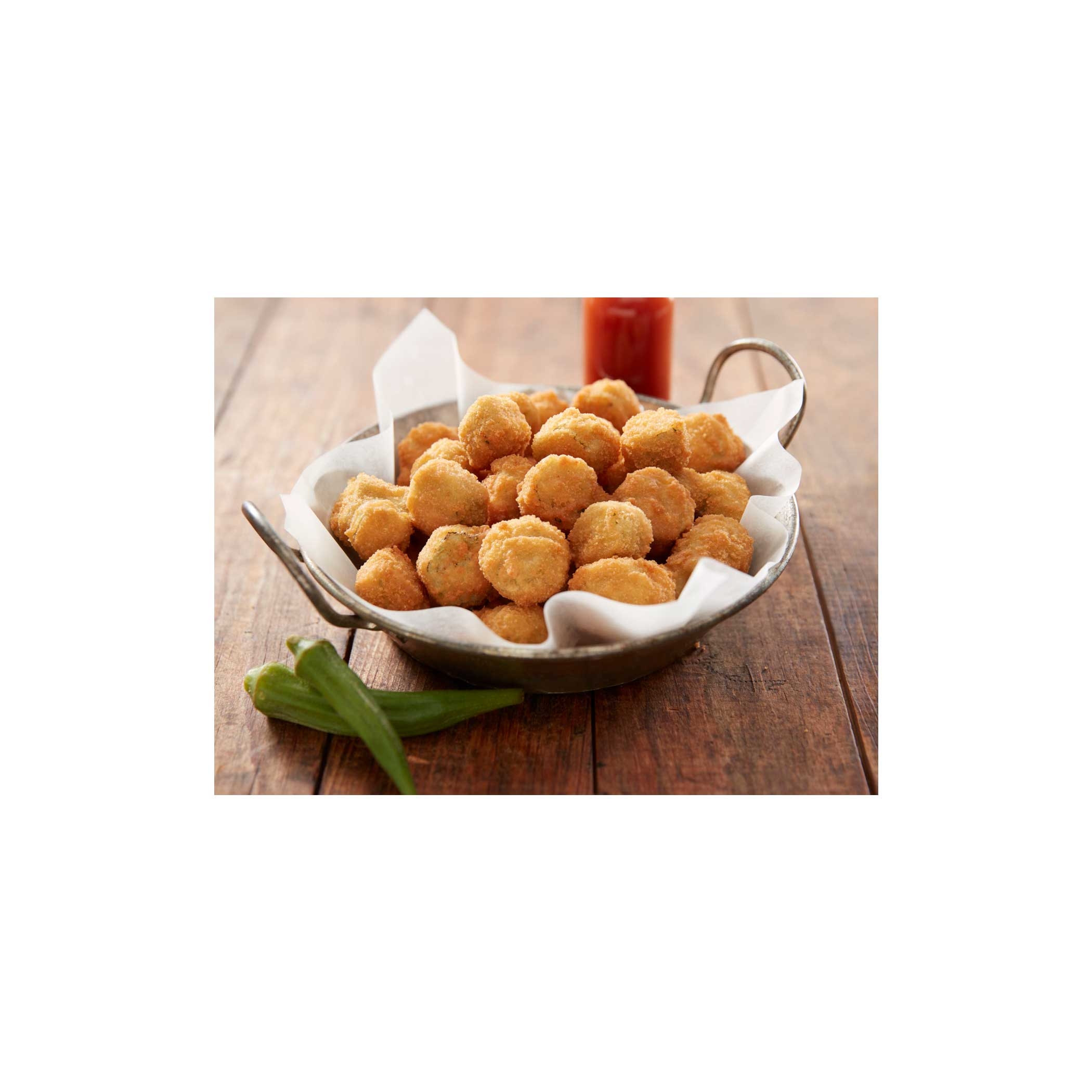 Schwans Stilwell Blue Ribbon Heavy Breaded Okra, 5 Pound -- 4 per case.