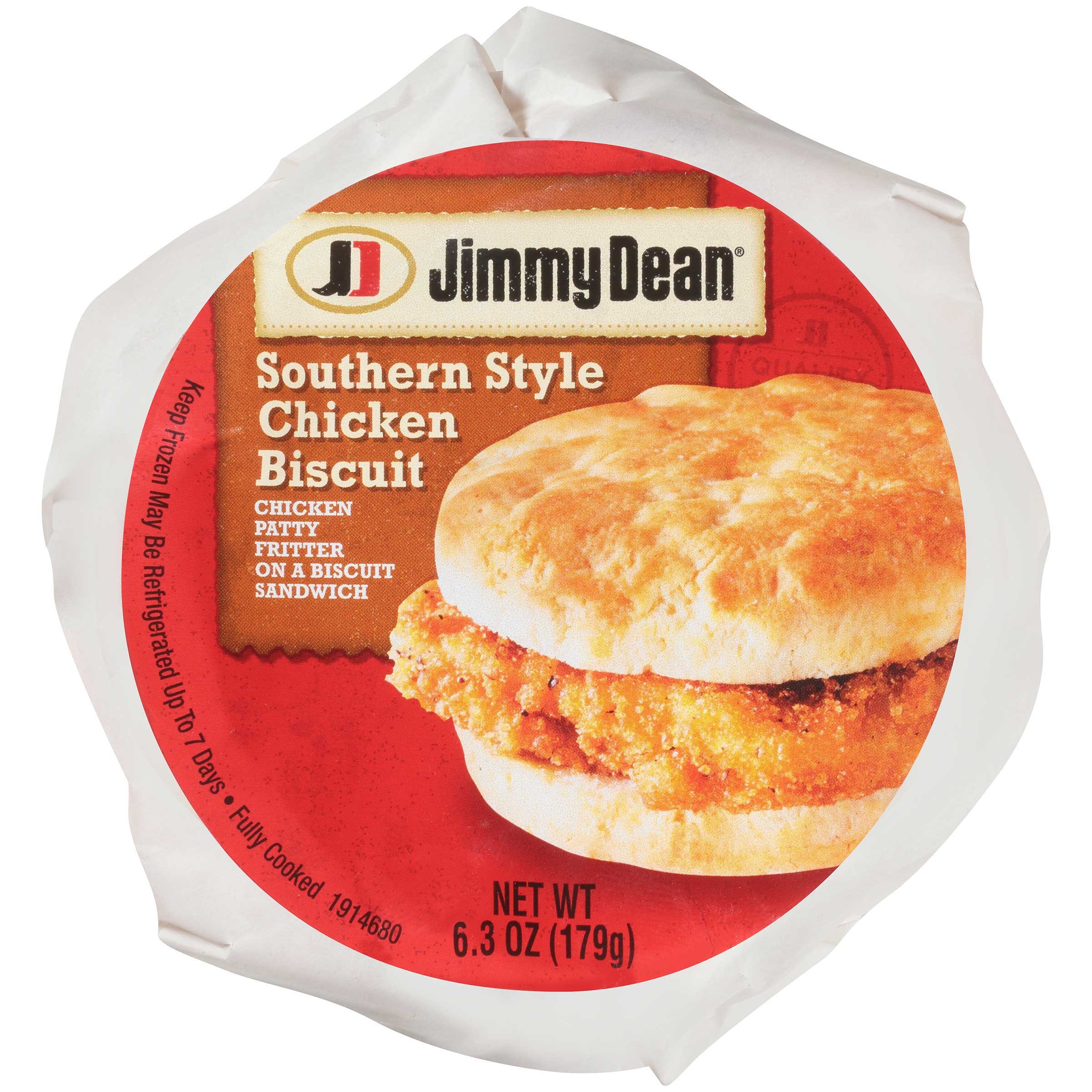 Jimmy Dean Southern Style Chicken Biscuit Sandwich, 5.05 Ounce -- 12 per case.