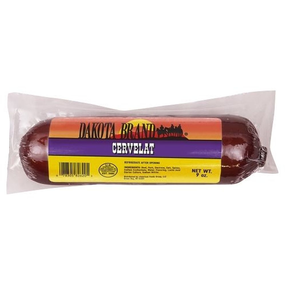 Dakota Cervelat Summer Sausage, 9 Ounce -- 12 per case
