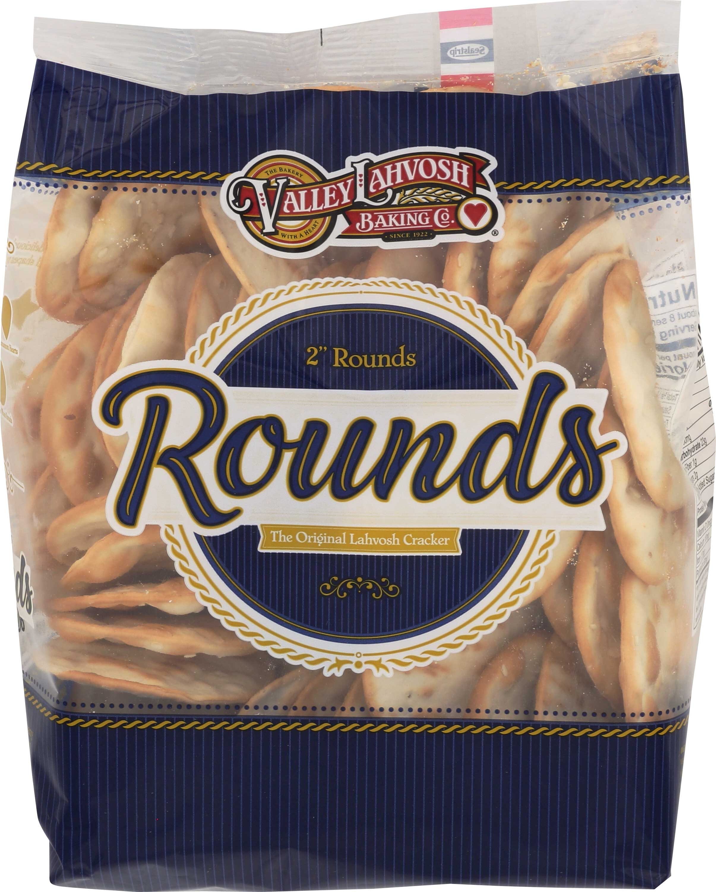 Valley Lahvosh Original Cracker Bread, 2 inch -- 12 per case.