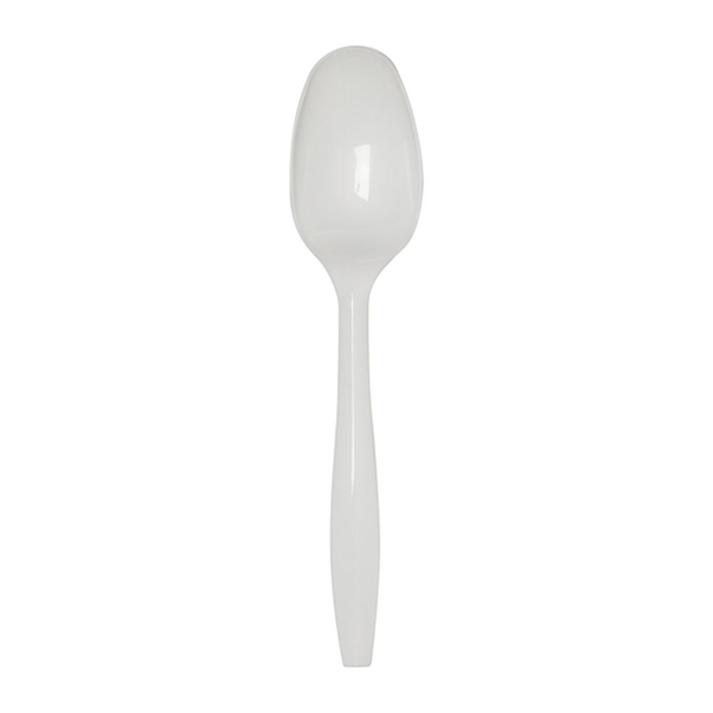 Dixie Ultra SmartStock Polypropylene Medium Weight White Teaspoon, 5.5 inch -- 960 per case
