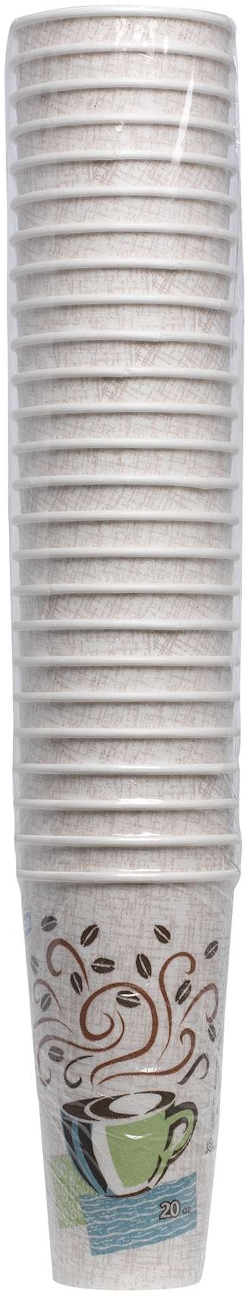 Dixie PerfecTouch Coffee Dream Designs Insulated Cup, 20 Ounce -- 500 per case