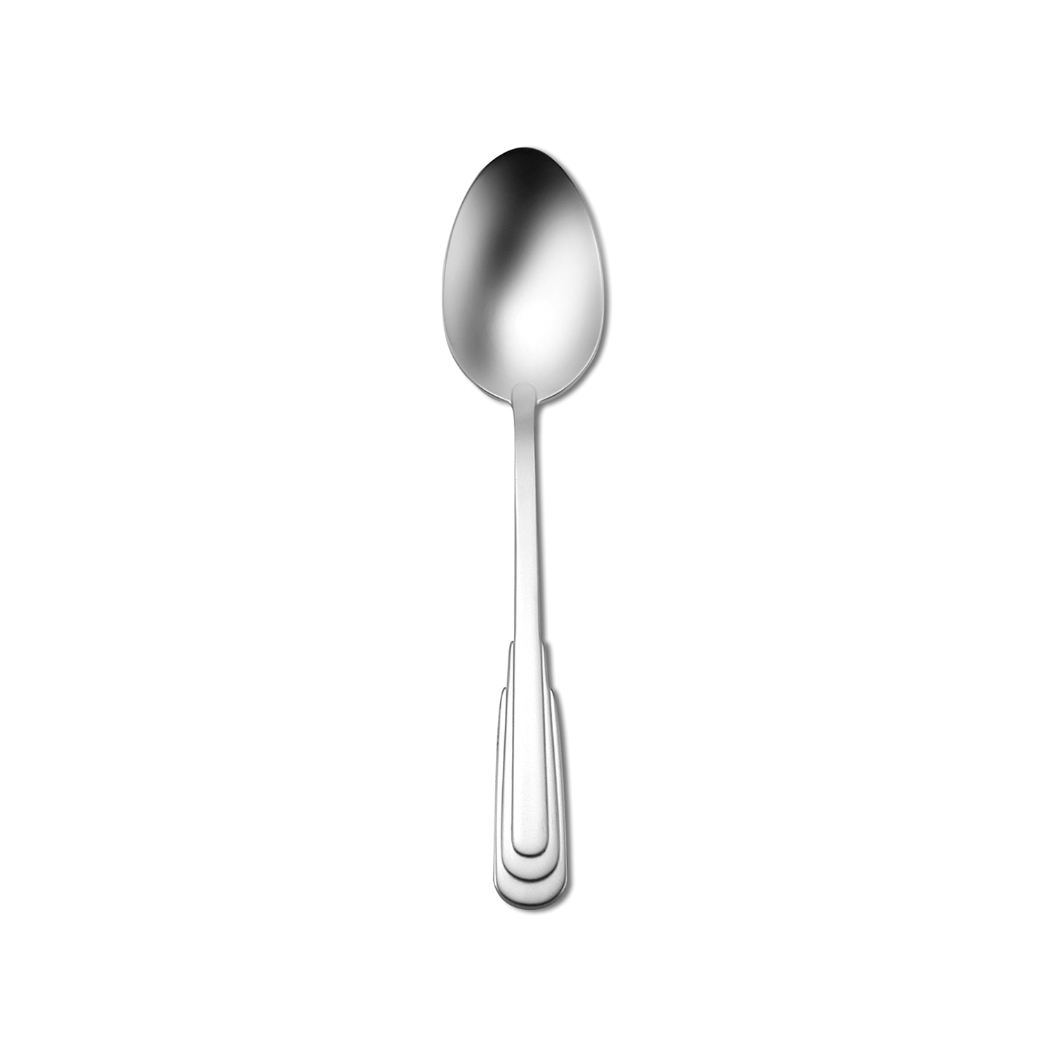 Oneida Cityscape 18/10 Stainless Steel Oval Bowl Dessert Soup Spoon -- 36 per case.