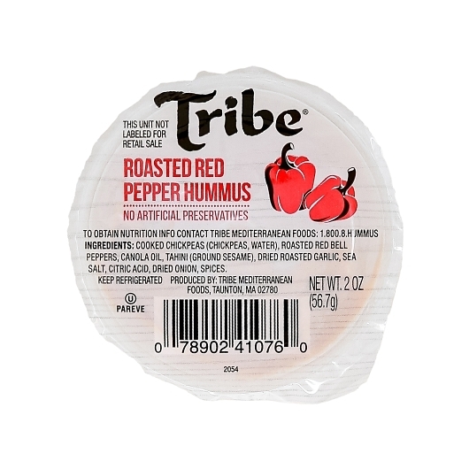 Tribe Roasted Red Pepper Hummus, 2 Ounce -- 48 per case