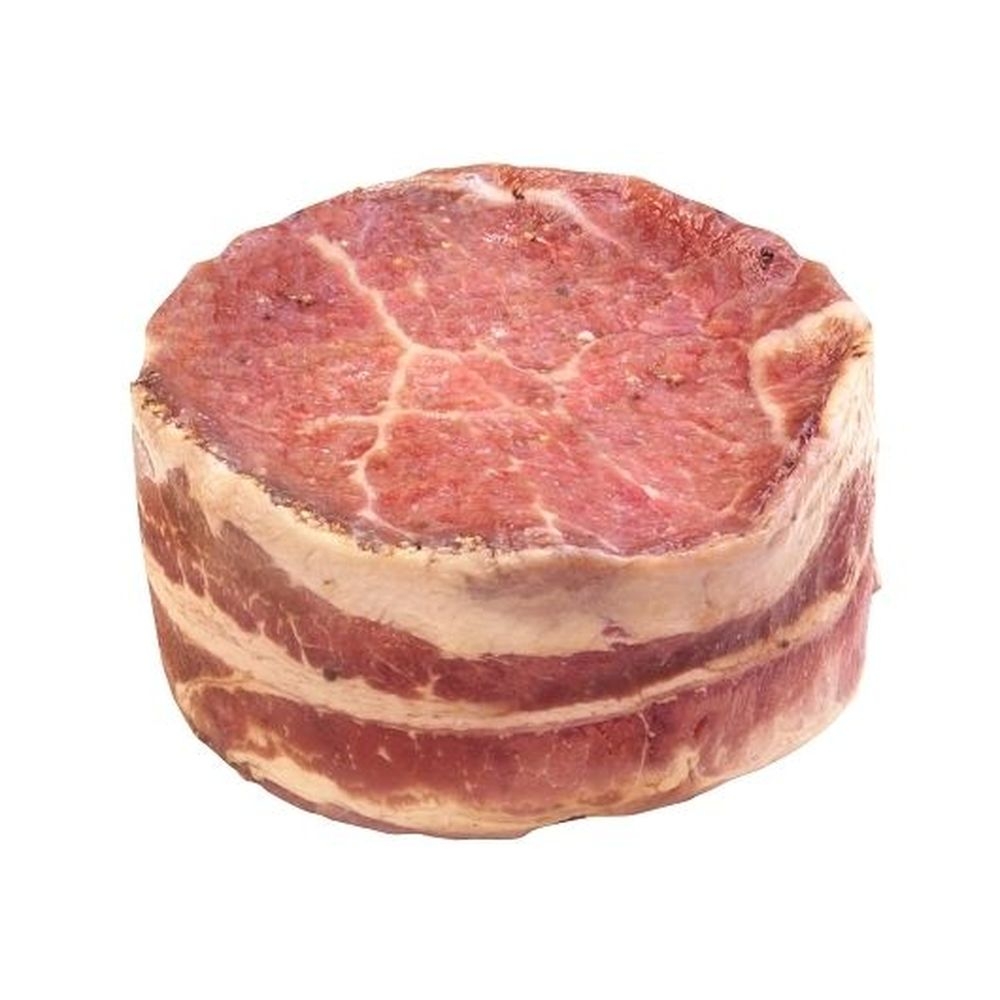 Great American Black Pepper Bacon Wrapped Beef Filet, 10 Ounce -- 8 per case
