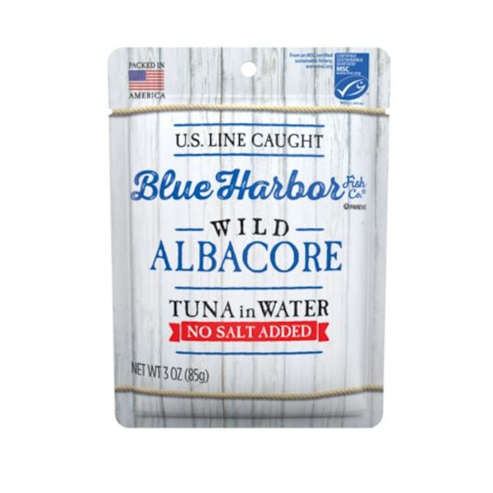 Blue Harbor No Salt Added White Chunk Tuna in Water, 3 Ounce -- 12 per case