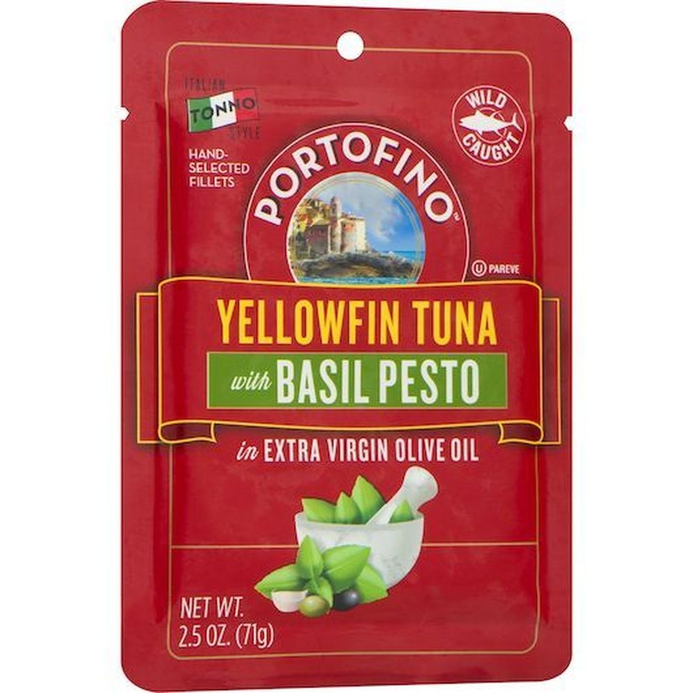 Portofino Yellowfin Tuna with Basil Pesto Virgin Olive/Canola, 2.5 Ounce -- 12 per case