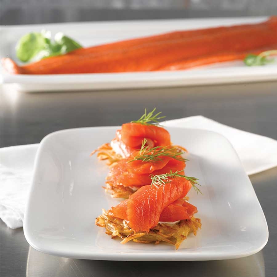 Trident Seafoods Portlock Nova Style Smoked Sockeye Salmon, 1.5 Pound -- 2 per case