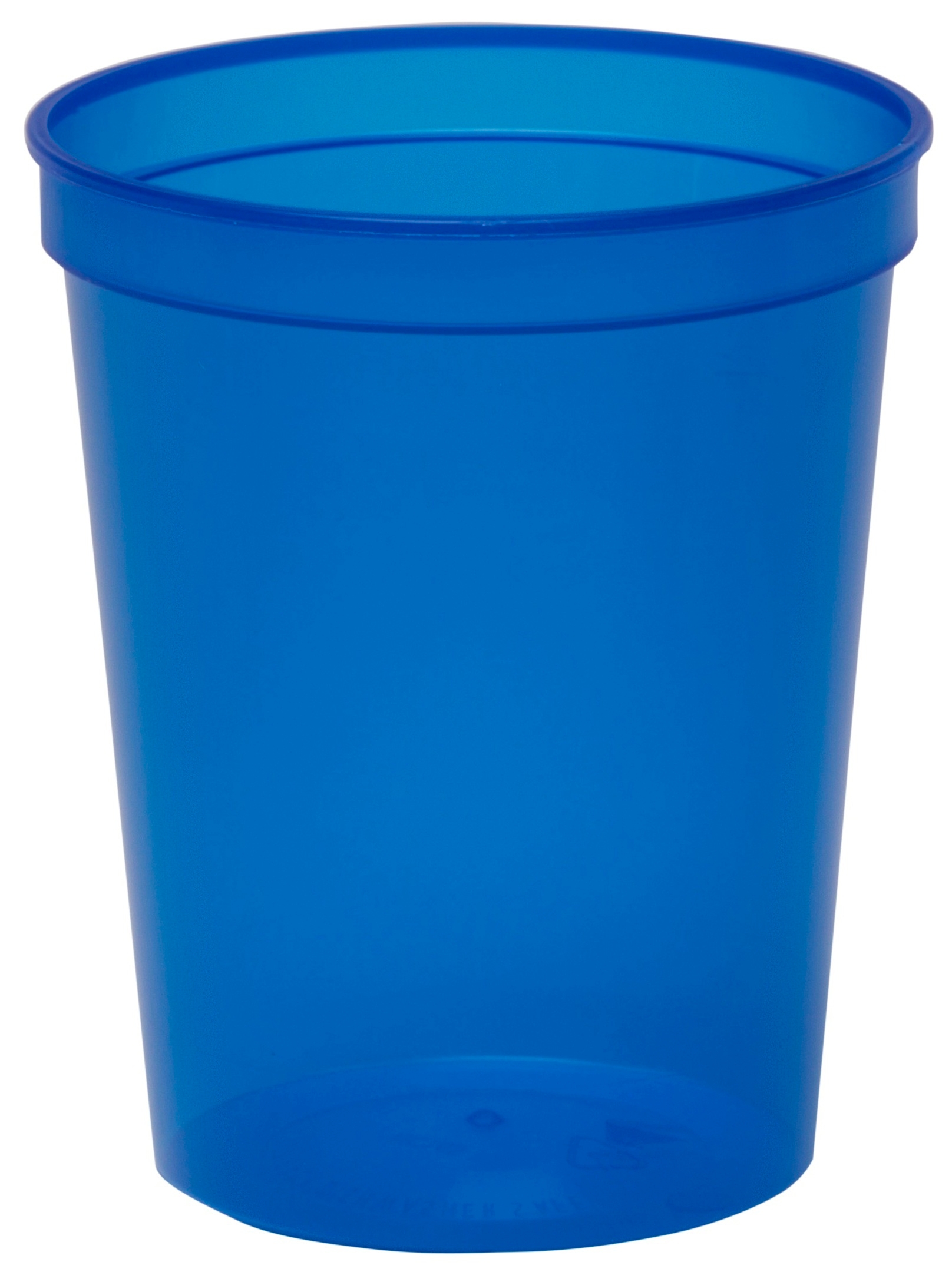 WNA Polypropylene Squat Color Changing Blue Cup, 16 Ounce - 25 count per pack -- 20 packs per case