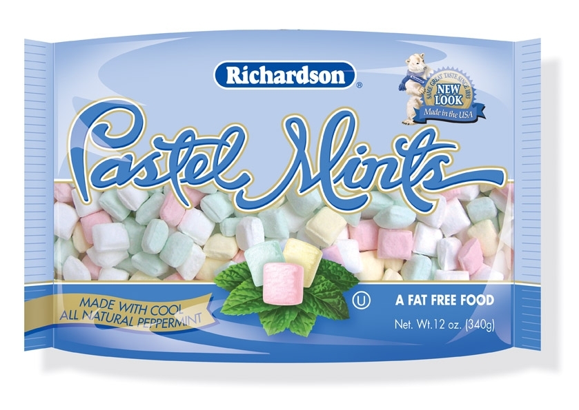 Richardson Pastel Mints - 12 oz. laydown bag, 12 per case