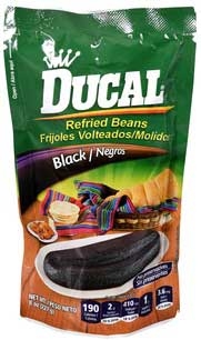 Goya Ducal Black Beans, 8 Ounce Doy Pack -- 24 per case.