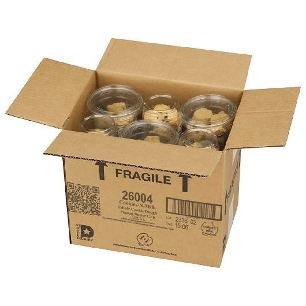 Cookies N Milk Peanut Butter Cup Edible Cookie Dough Bites, 6 Ounce -- 12 per case