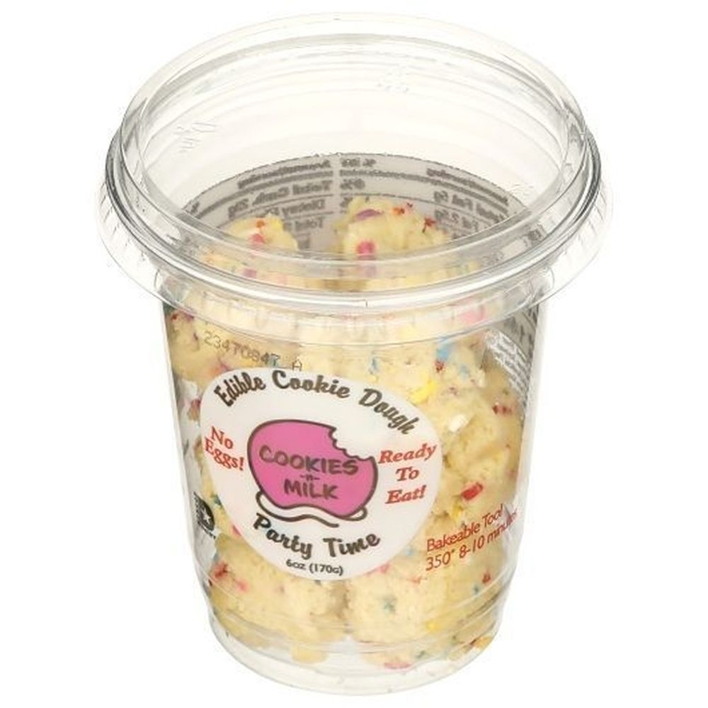 Cookies N Milk Party Time Edible Cookie Dough Bites, 6 Ounce -- 12 per case