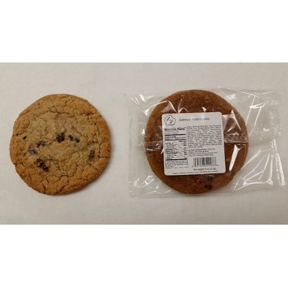 Cookies N Milk Individually Wrapped Oatmeal Raisin Cookie, 4 Ounce -- 20 per case