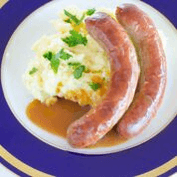 Syracuse Sausage 3.2 Ounce Irish Style Banger Link, 10 Pound.