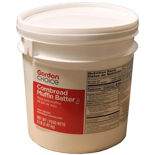 Gordon Choice Cornbread Muffin Batter, 8 Pound -- 2 per case