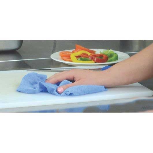 Atlantic Mills Heavy Duty Food Service Blue Wipe, 13.5 x 18 inch -- 300 per case