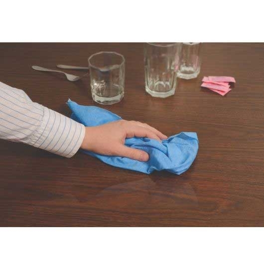 Atlantic Mills Blue Medium Weight Wipe, 13.5 x 24 inch - 150 count per pack -- 150 packs per case